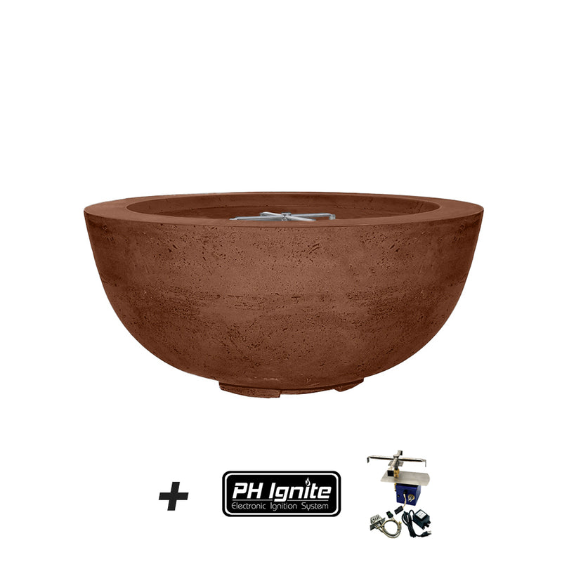 Prism Hardscapes Moderno 8 Fire Bowl | PH-IGNITE-455-1 | Outdoor Gas Fire Pit