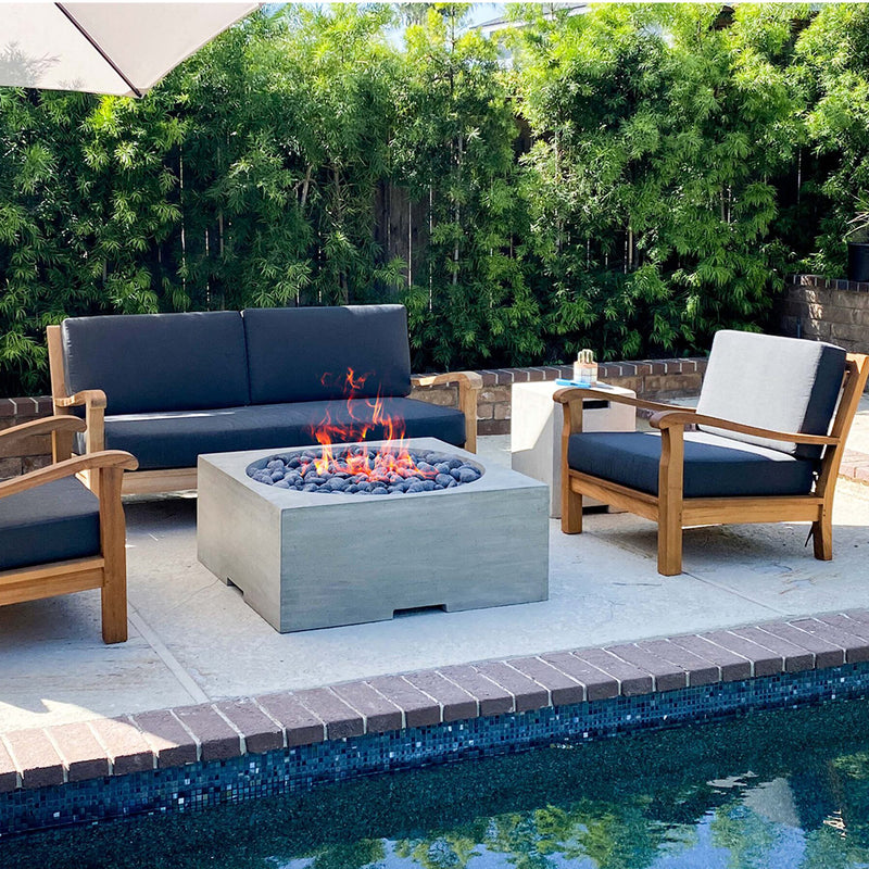 Prism Hardscapes Piazza Fire Table | Outdoor Gas Fire Pit