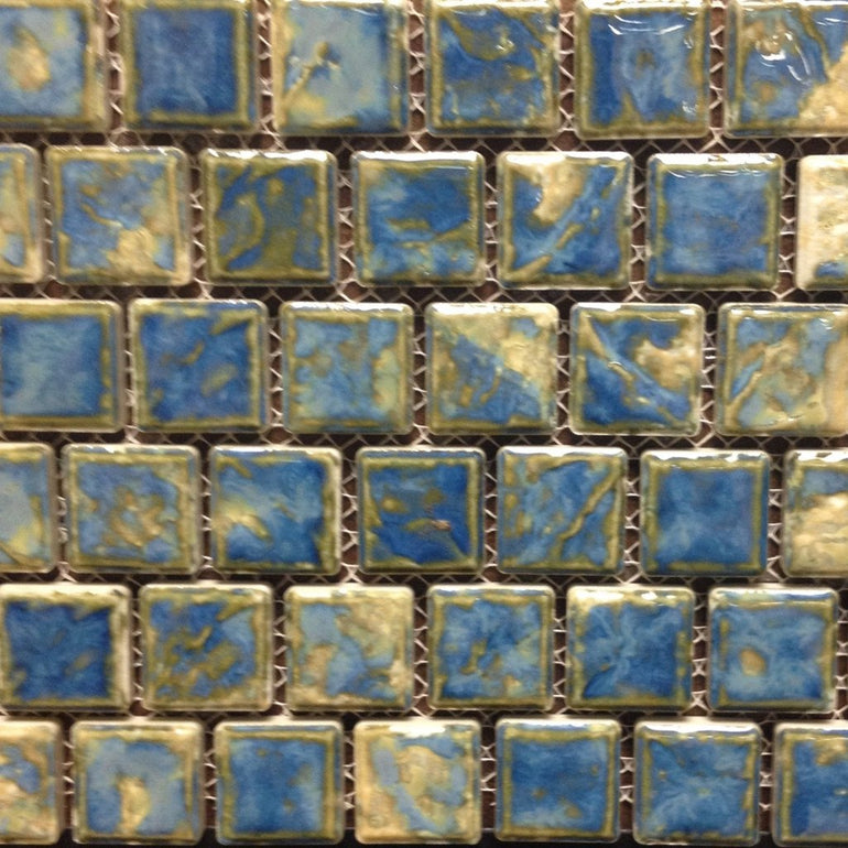 PLANET-113 - Opal, 1" x 1" - Porcelain Pool Tile - Fujiwa