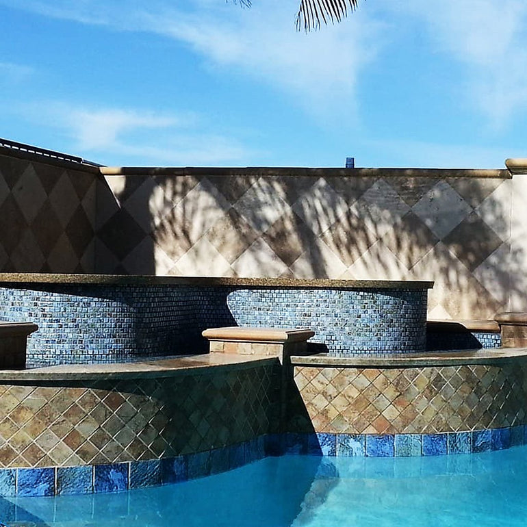 Albi, 6" x 6" Porcelain Tile | PLANET-662 | Fujiwa Pool Tile