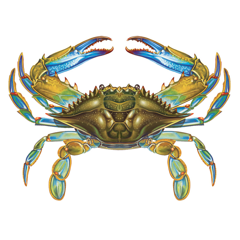 PORC-BC57 Blue Crab, 11"x8" Custom Mosaics