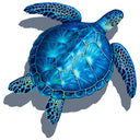 Blue Sea Turtle w/Shadow - Pool Mosaic