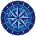 Compass Medallion - Pool Mosaic