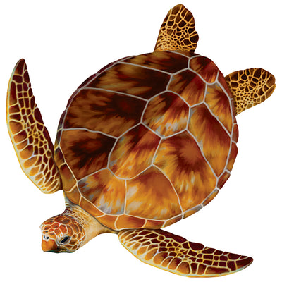 PORC-LT4-10 Loggerhead Turtle, Porc Custom Mosaics