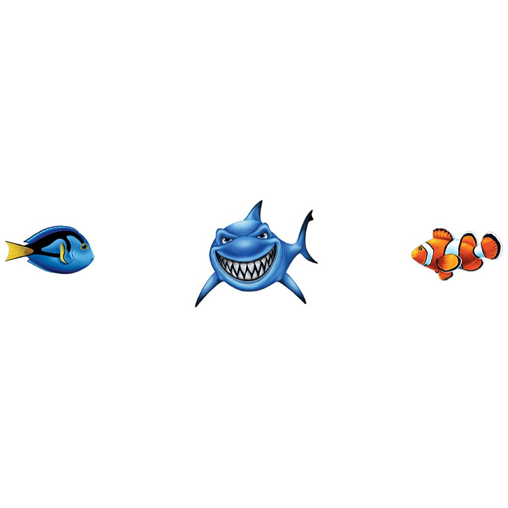 Shark Step Markers | PORC-SK110S-24 | Pool Mosaic by Custom Mosaics