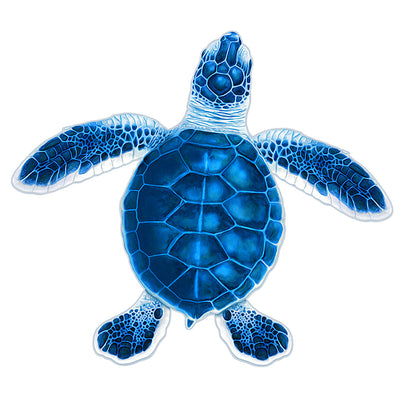 PORC-TH86C	Turtle Hatchling C - Blue	| Custom Mosaics Pool Mosaic
