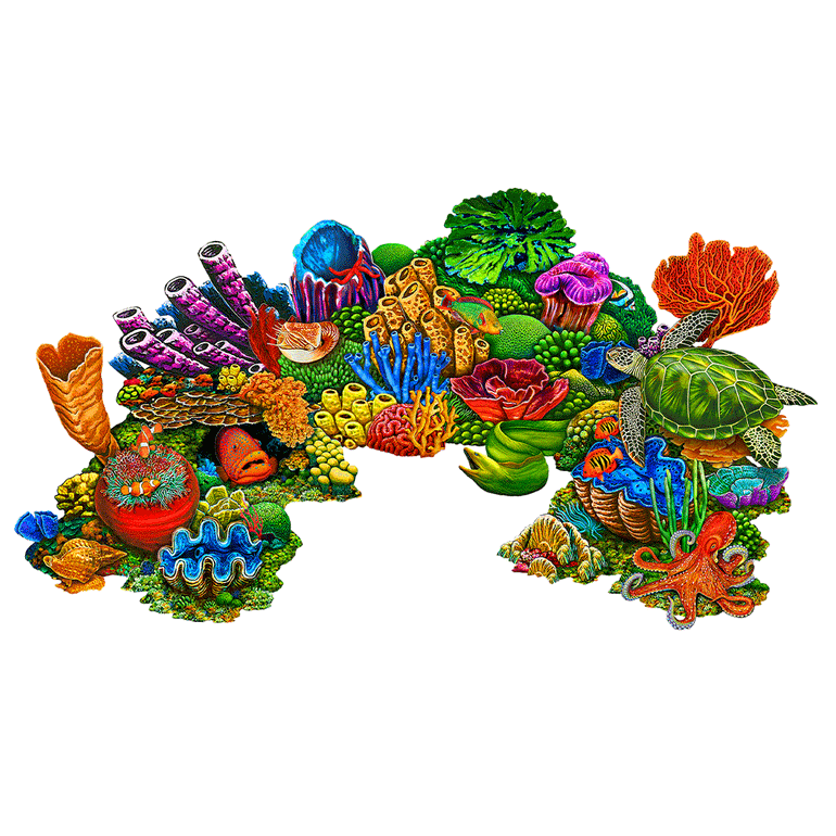 Coral Reef A | PORC-CR30A | Pool Mosaic by AquaBlu Mosaics