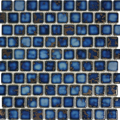 POWPLHM113PT Aquatica Terra Blue, 1" x 1" - Porcelain Pool Tile