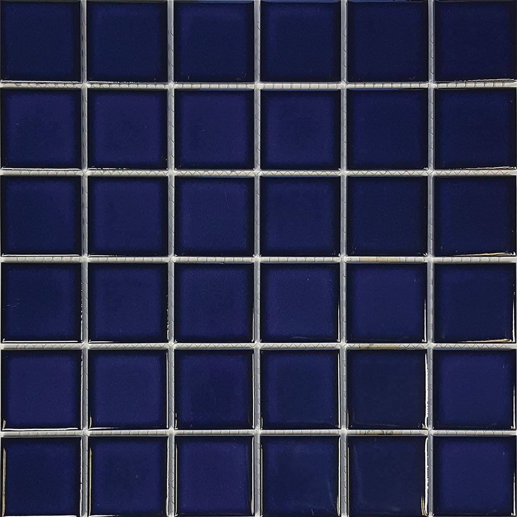 POWPLHM206PT Aquatica Cobalt Blue, 2" x 2" - Porcelain Pool Tile