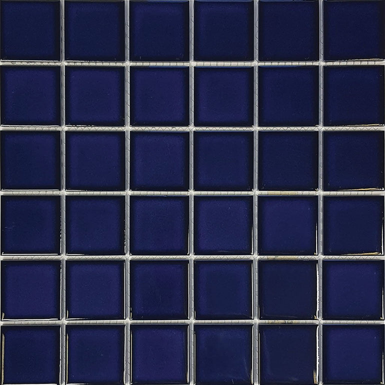 POWPLHM206PT Aquatica Cobalt Blue, 2" x 2" - Porcelain Pool Tile