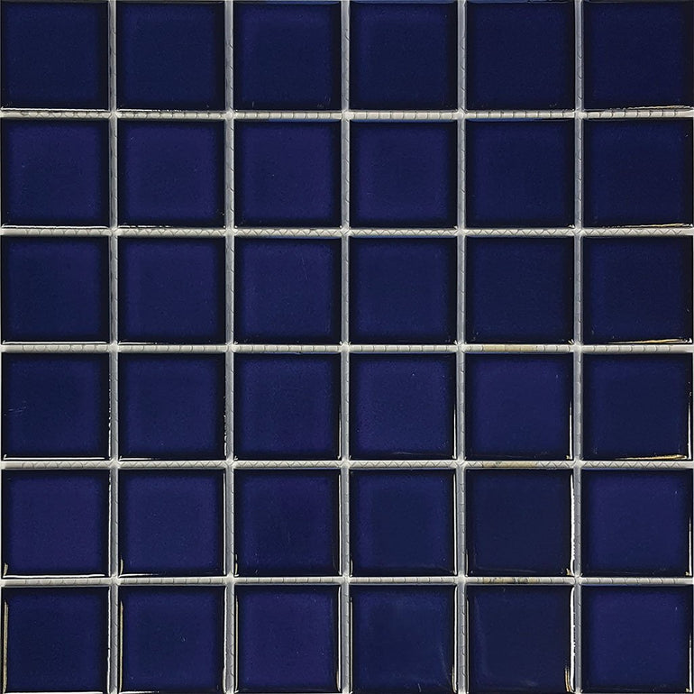 POWPLHM206PT Aquatica Cobalt Blue, 2" x 2" - Porcelain Pool Tile