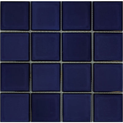 POWPLHM306PT Aquatica Cobalt Blue, 3" x 3" - Porcelain Pool Tile