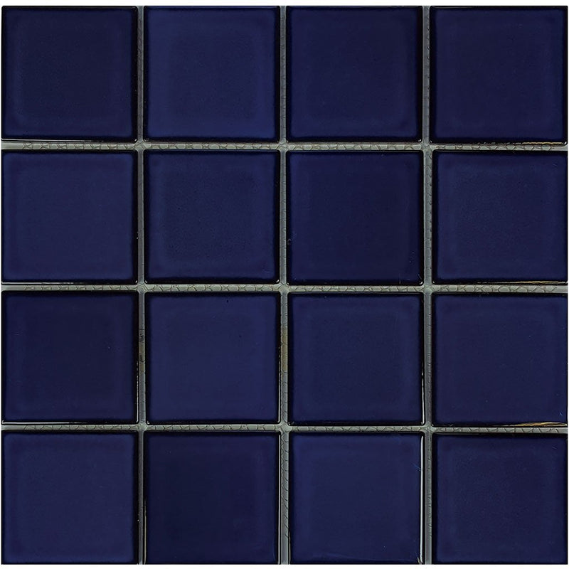 POWPLHM306PT Aquatica Cobalt Blue, 3" x 3" - Porcelain Pool Tile