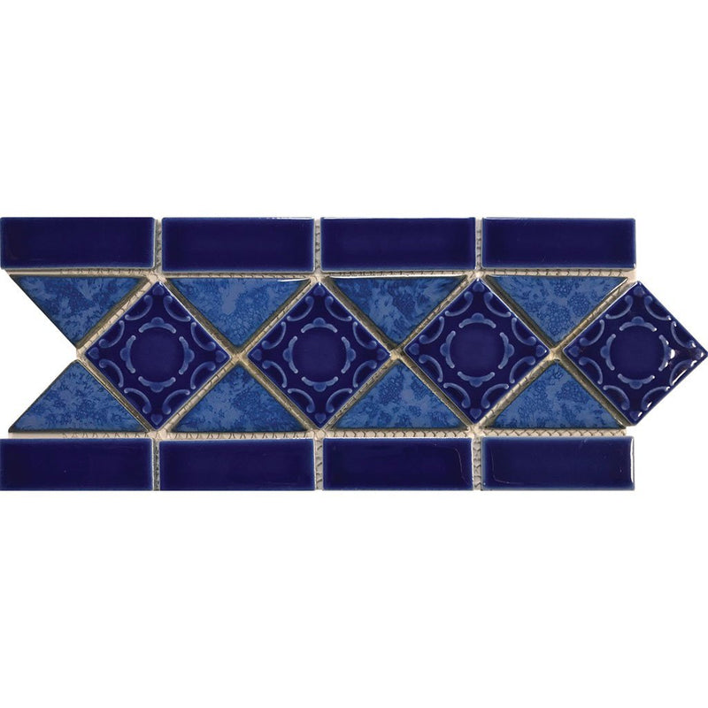 POWPLL435SPT Aquatica Pacific Blue, 6" x 13" - Porcelain Pool Tile