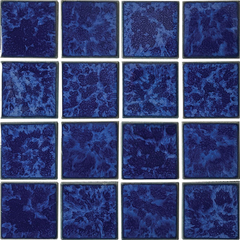 POWPLRE344PT Aquatica Pacific Blue, 3" x 3" - Porcelain Pool Tile