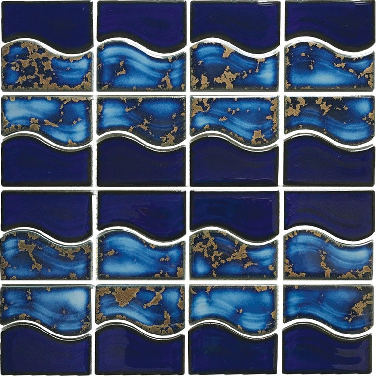 POWPLWS2440SPT Aquatica Terra, Mosaic - Porcelain Pool Tile
