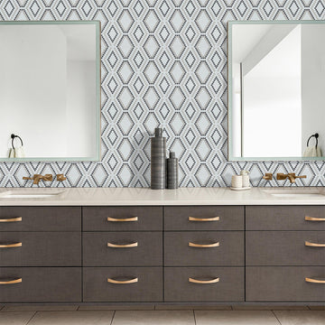 Hydra, Hexagon Mosaic Tile | GLSGEOPYTHHYDR | Geometro Glass Tile