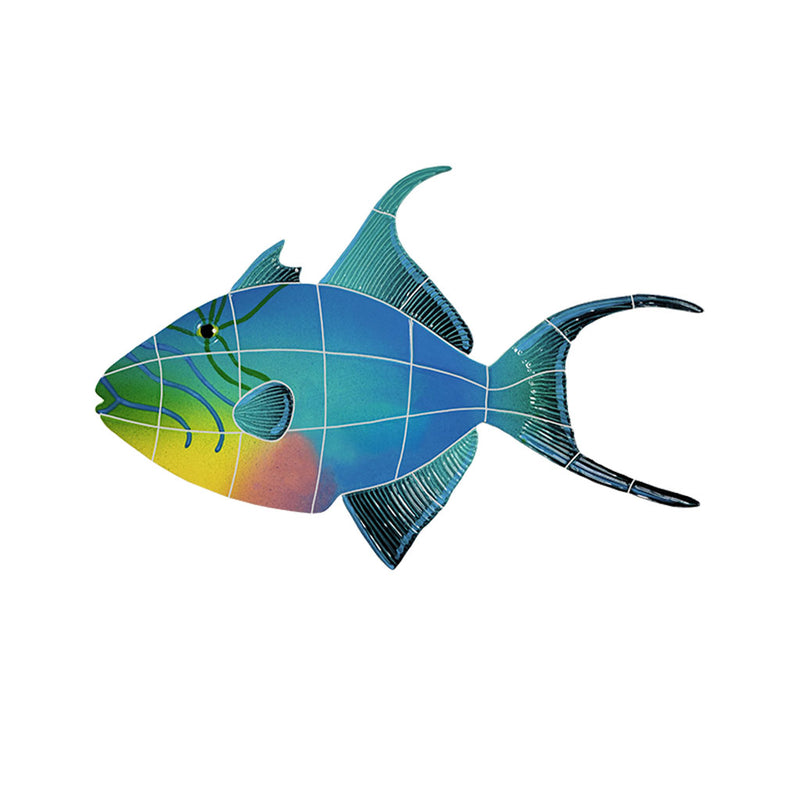 Queen Triggerfish | QTRMCM | Pool Mosaic