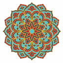 Radiant Beauty Mandala - Pool Mosaic