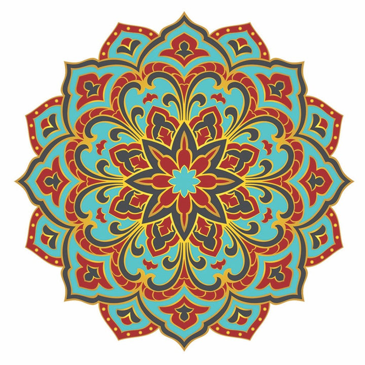 Radiant Beauty Mandala - Pool Mosaic