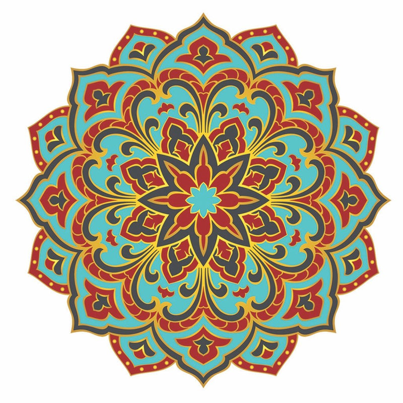 Radiant Beauty Mandala - Pool Mosaic