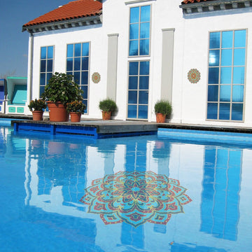 Radiant Beauty Mandala | MND-RBM-30 | Pool Mosaic