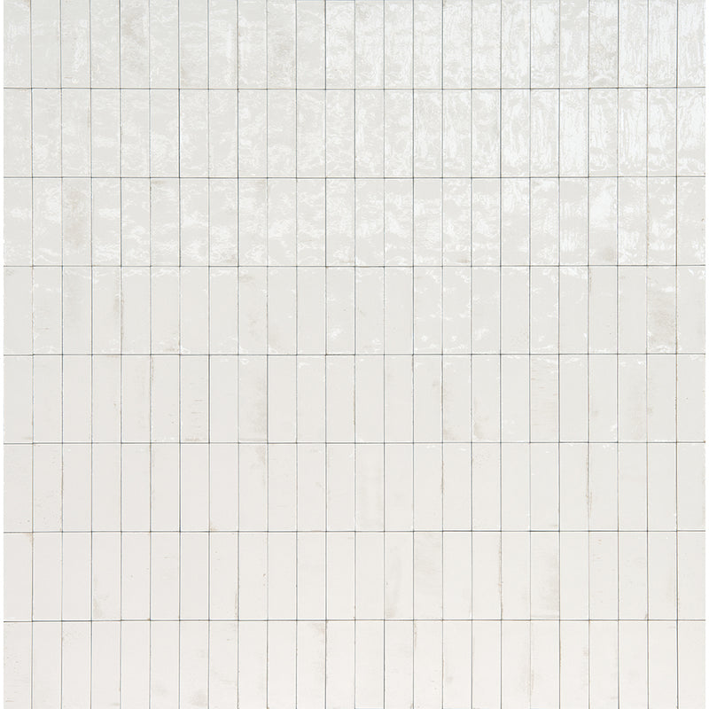 Bianco Glossy, 2" x 6" | EMCGLEEBIAN26 | Aquatica Porcelain Pool Tile