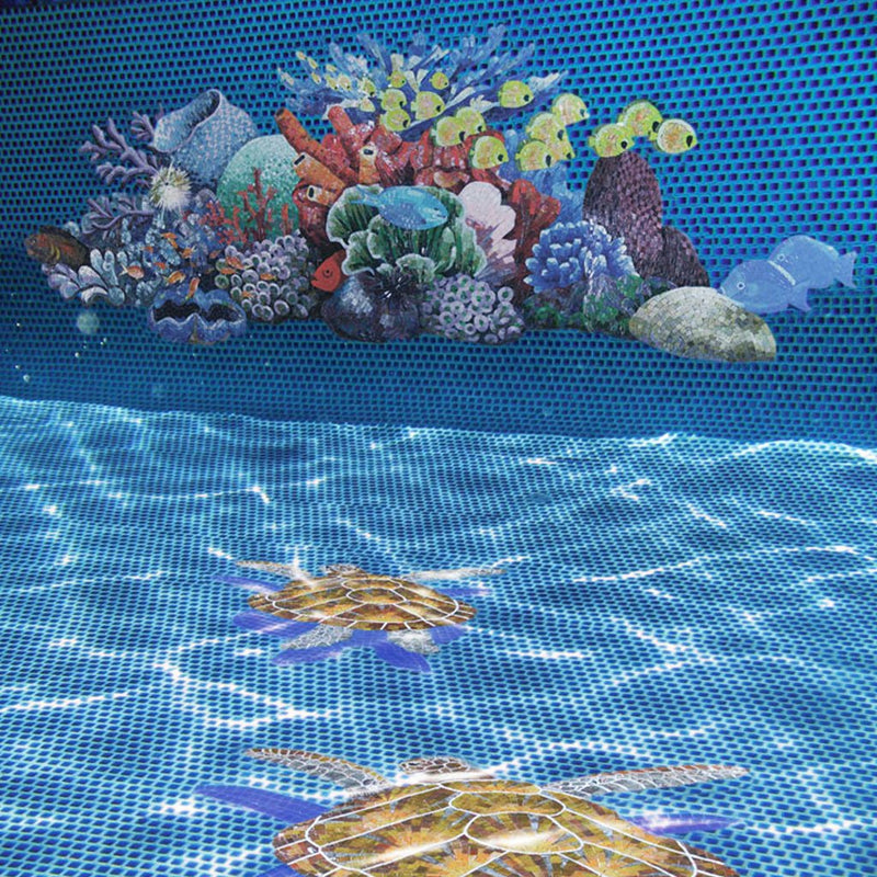 Reef Scene - Pool Mosaic