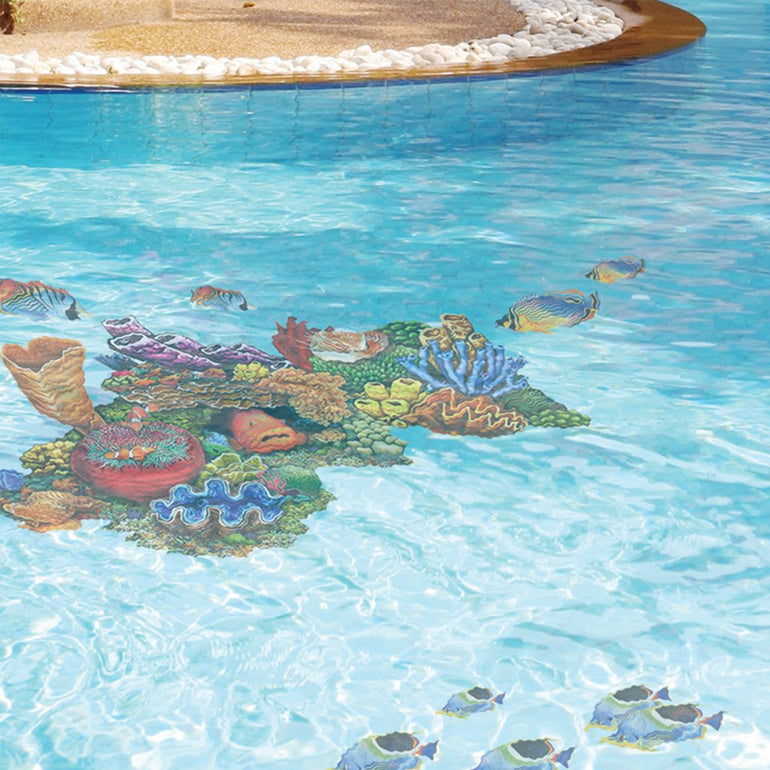 Coral Reef C | PORC-CR30C | Pool Mosaic by Custom Mosaics