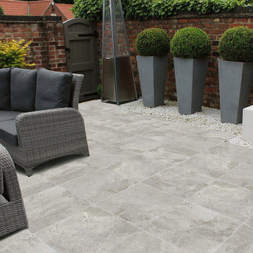 Gray, 24" x 24" | 2CM Outdoor Porcelain Paver | U.S. Porcelain Pavers