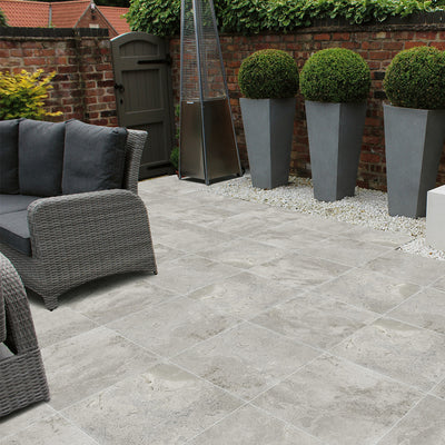 Gray, 24" x 24" | 2CM Outdoor Porcelain Paver | U.S. Porcelain Pavers