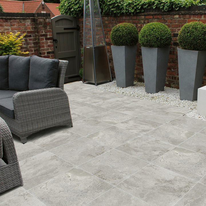 Gray, 24" x 24" | 2CM Outdoor Porcelain Paver | U.S. Porcelain Pavers