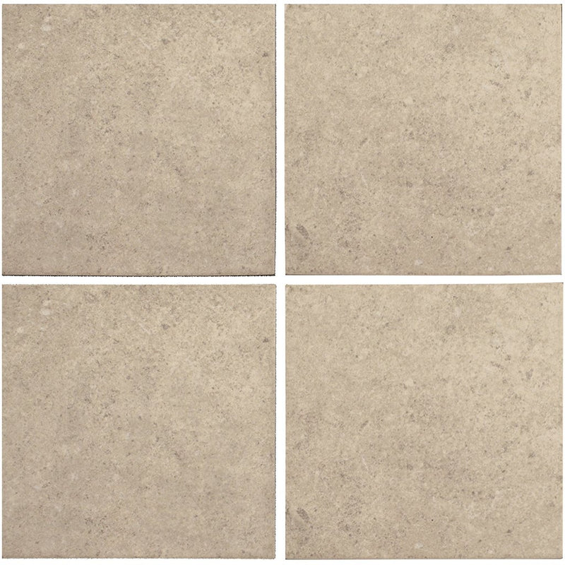 Beige, 6" x 6" Tile | SAIDISTBEIGE6 | Tesoro Porcelain Pool Tile