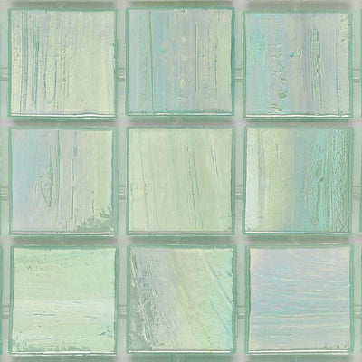 851 Fluorite Green, 3/4" x 3/4" - Glass Tile