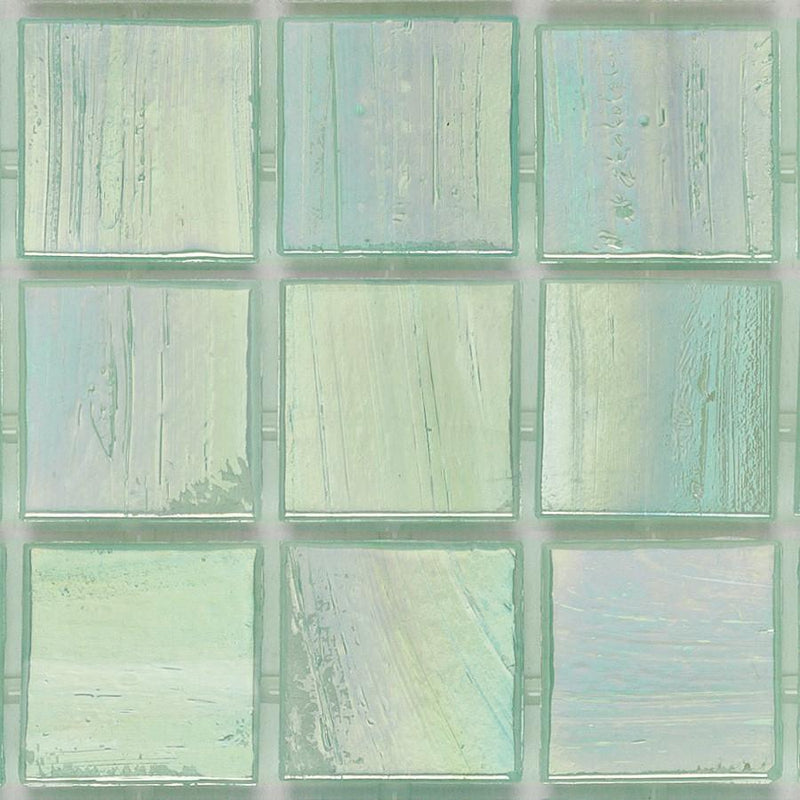 851 Fluorite Green, 3/4" x 3/4" - Glass Tile