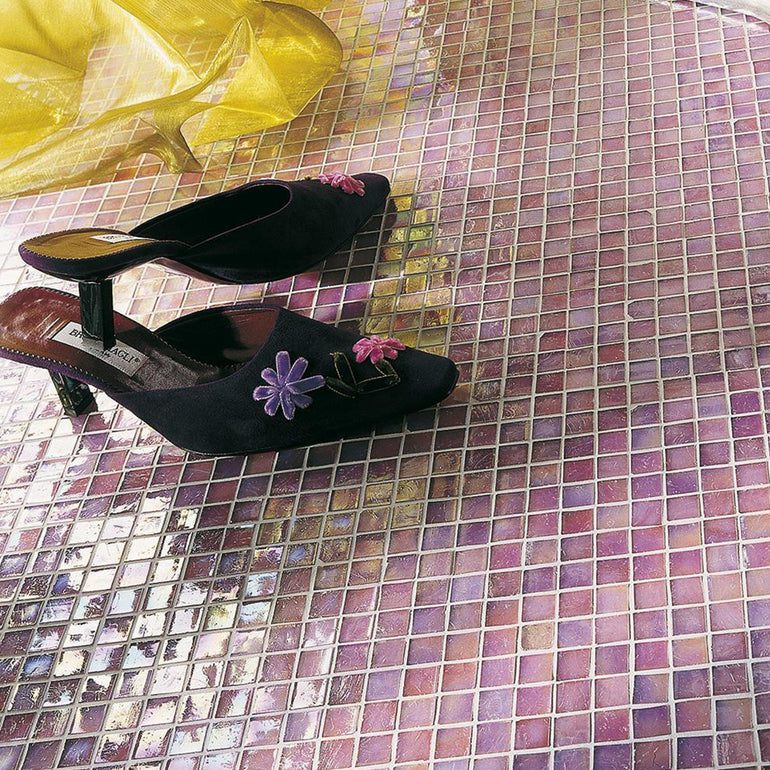 Azalea 2, 5/8" x 5/8" - Glass Tile