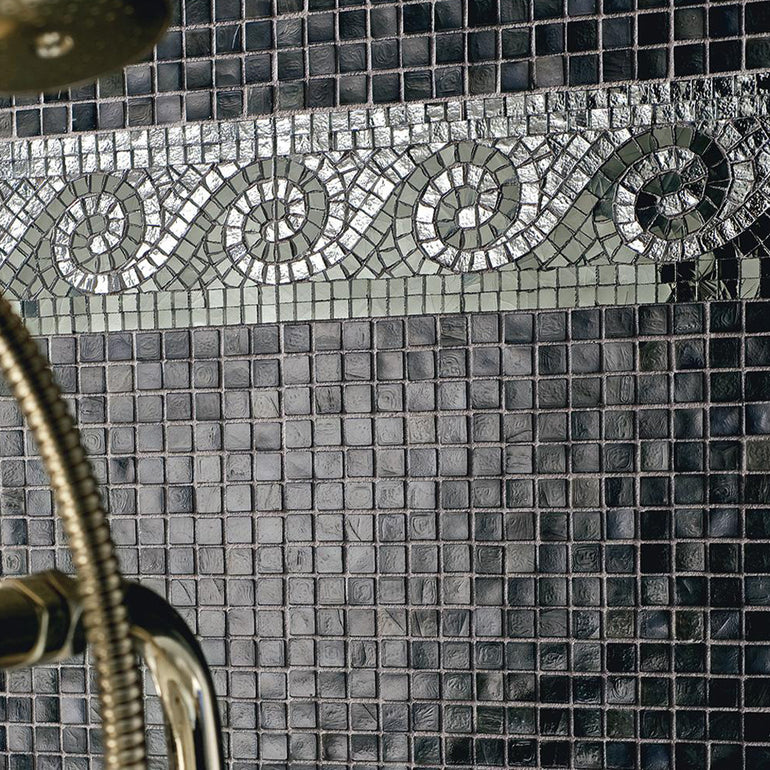 Earth, 5/8" x 5/8" Glass Tile | Mosaic Pool Tile by SICIS