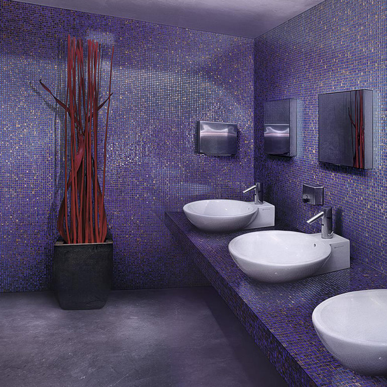 Malesia, 5/8" x 5/8" Glass Tile | Mosaic Pool Tile by SICIS