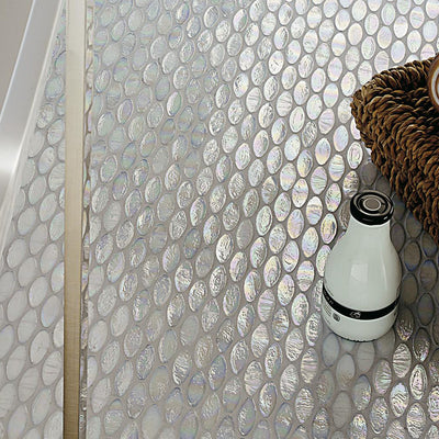 Cotton Domes, 2" x 7/8" Glass Tile | Mosaic Pool Tile by SICIS