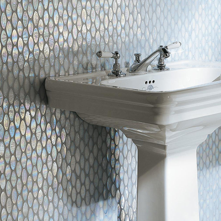 Cotton Domes, 2" x 7/8" - Glass Tile