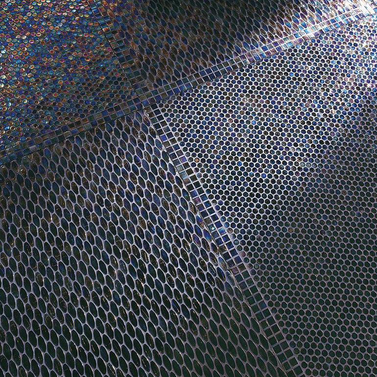 Velvet Cubes, 7/8" x 7/8" Glass Tile | Mosaic Tile for Pools by SICIS