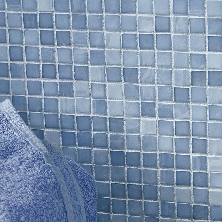 Nimbus, 5/8" x 5/8" Glass Tile | Mosaic Pool Tile by SICIS