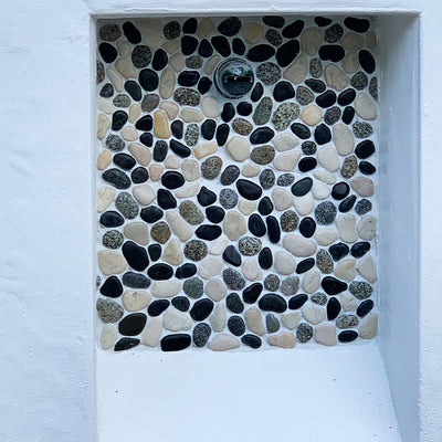 Salt and Pepper - Pebble Tile | Pebbles Series | Natural Stone Mosaics