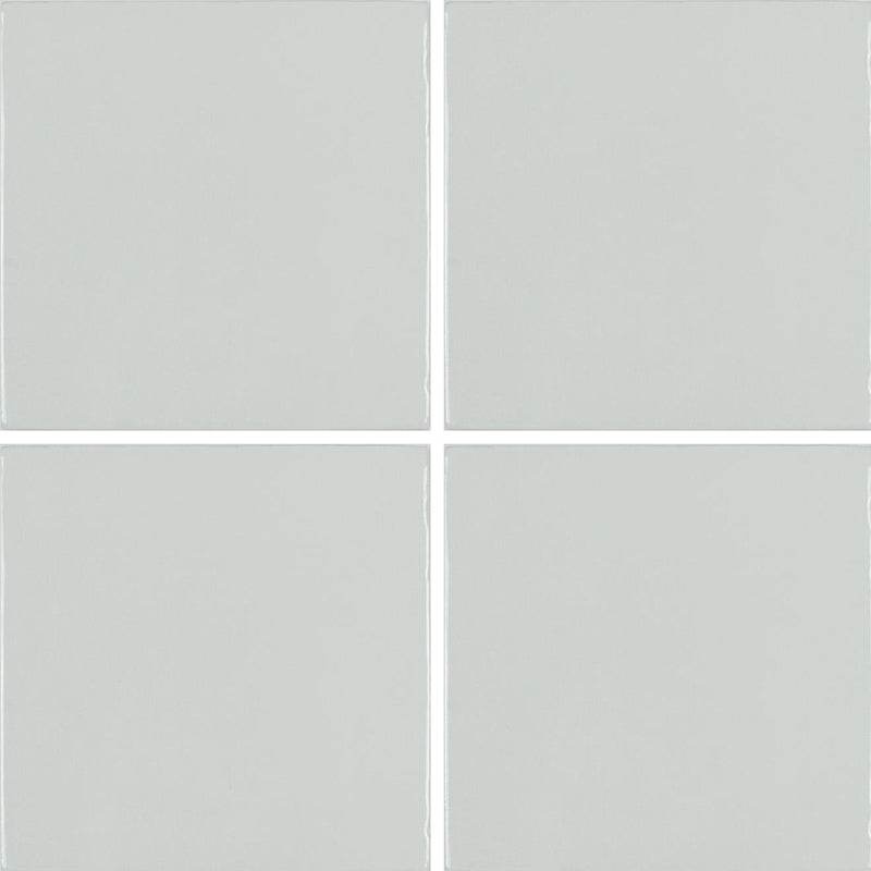 Bianco, 6" x 6" Tile | EMCSOLGBIANCO6 | Porcelain Pool Tile 