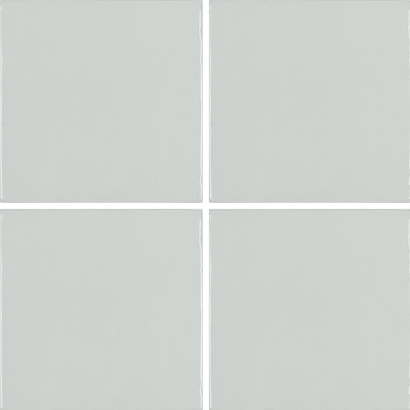 Bianco, 6" x 6" Tile | EMCSOLGBIANCO6 | Porcelain Pool Tile 
