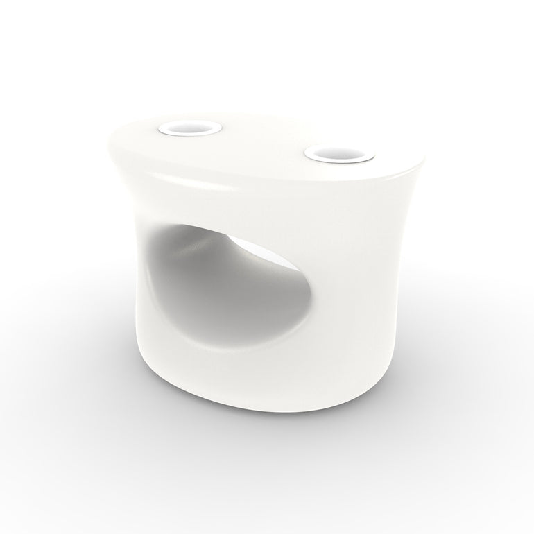 SPL22101T1WHWH	Amped Stool/Table with White Cupholders, White - Pool Accessory