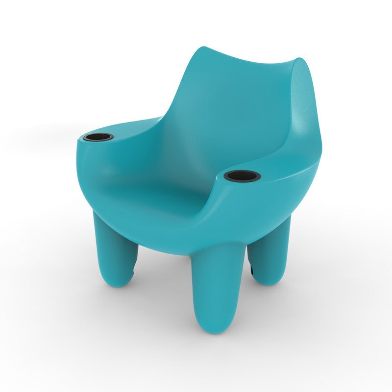 SPL22103BXSBBL	Mibster Chair with Black Cupholders, Surf Blue - Luxury Pool Chair