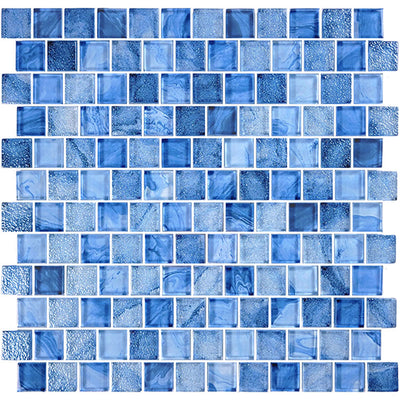 Lapis Blue, 1" x 1" Glass Mosaic Tile | SS82323B3 | Signature Series