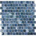 Signature Gunmetal Blue, 1" x 1" - Glass Tile