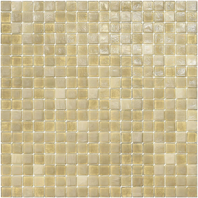 Sand, 5/8" x 5/8" Glass Tile | Mosaic Pool Tile by SICIS